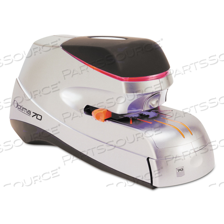 OPTIMA 70 ELECTRIC STAPLER, 70-SHEET CAPACITY, BLACK/SILVER by Swingline GBC