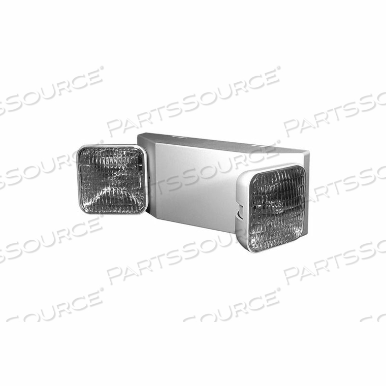 ESCORT EMERGENCY LIGHT - 6V SQUARE HEADS W/11W REMOTE CAPACITY WHITE ESCORT EMERGENCY LIGHT - 6V SQUARE HEADS W/11W REMOTE CAPACITY WHITE