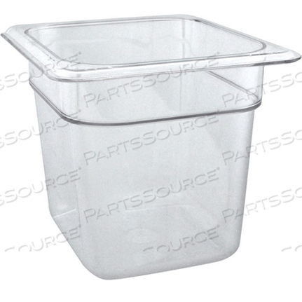 PAN POLY SIXTH X 6 -135CLEAR QD by Cambro PAN POLY SIXTH X 6 -135CLEAR QD by Cambro