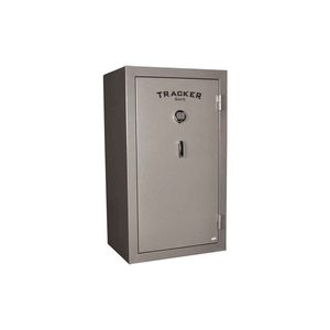 GUN SAFE TS30 WITH ELECTRONIC LOCK - 30 MIN. FIRE RATING 34X25X59 - 30 GUN CAP. GRAY by Tracker Safe