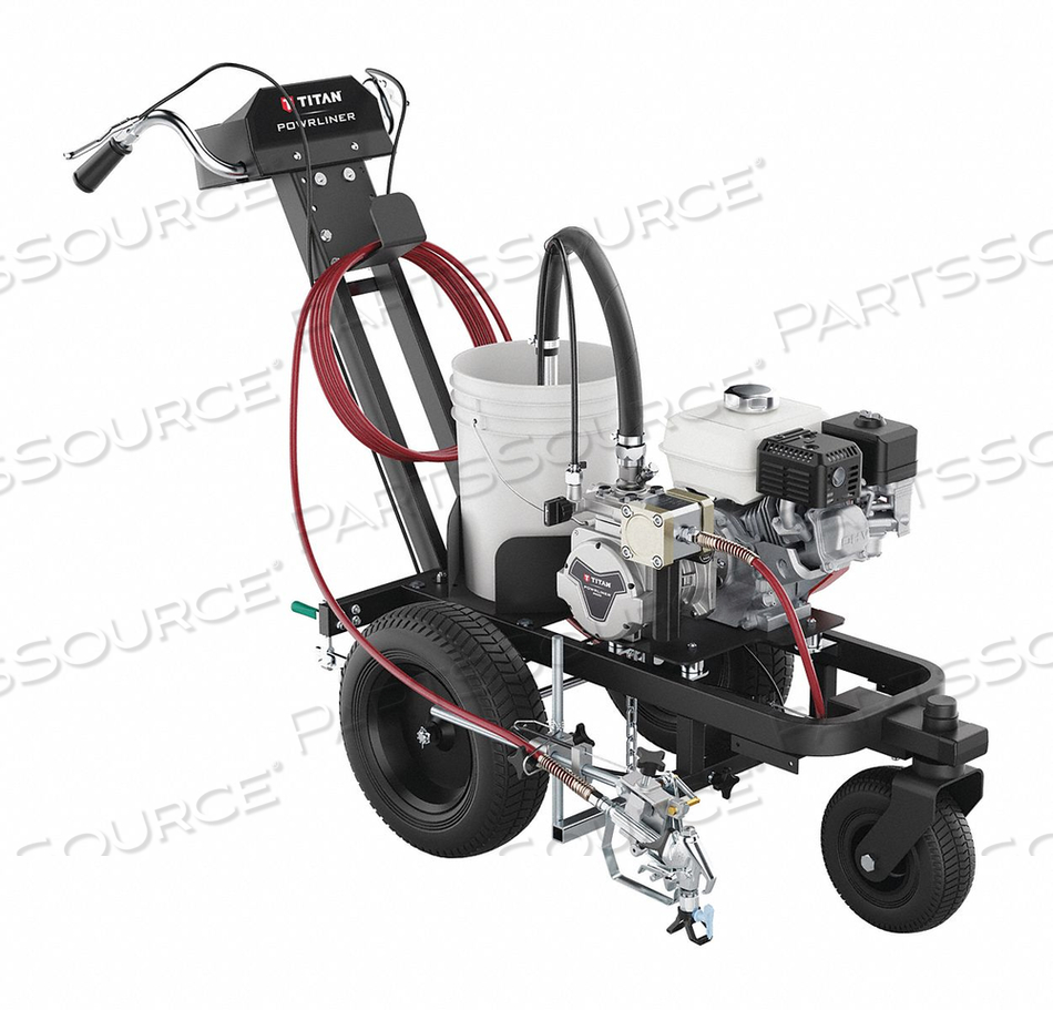 STRIPING MACHINE HOLDS 5 GAL. ALUMINUM by Titan STRIPING MACHINE HOLDS 5 GAL. ALUMINUM by Titan