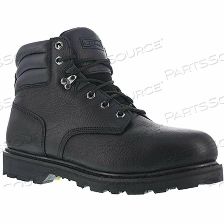 IA5025 BACKHOE 6" WORK BOOT, STEEL TOE, MEN'S SZ 10 W WIDE, BLACK 