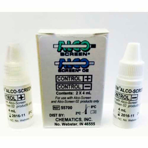 ALCO-SCREEN CONTROLS, CONTAINS 1 NEGATIVE CONTROL AND 1 POSITIVE CONTROL, 1 SET by On-Site Testing Specialist Inc