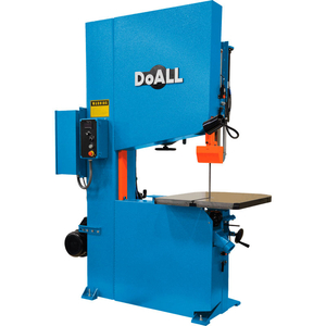 EXTREME PRODUCTION VERTICAL CONTOUR BAND SAW - 36" X 15" MACHINE CAP. - by Doall Sawing Products