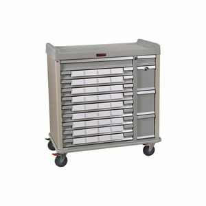 STANDARD LINE MED-BIN MEDICATION CART 34 PATIENT BIN DRAWERS, SAND - SL36BIN5 by Harloff Company, The STANDARD LINE MED-BIN MEDICATION CART 34 PATIENT BIN DRAWERS, SAND - SL36BIN5 by Harloff Company, The