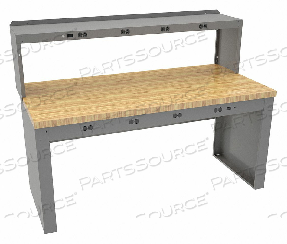 WORKBENCH BUTCHER BLOCK 72 W 36 D by Tennsco Corp.