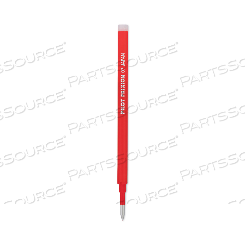 REFILL FOR PILOT FRIXION ERASABLE, FRIXION BALL, FRIXION CLICKER AND FRIXION LX GEL INK PENS, FINE TIP, RED INK by Pilot