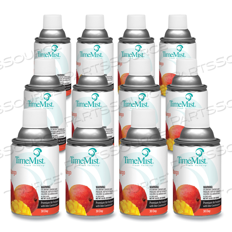 PREMIUM METERED AIR FRESHENER REFILL, MANGO, 6.6 OZ AEROSOL SPRAY by TimeMist