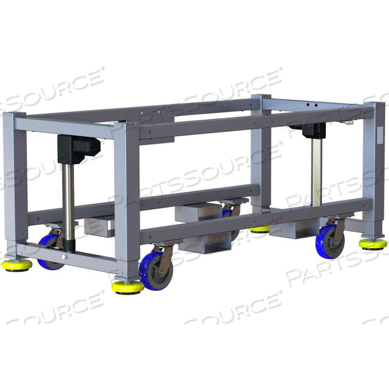 60"W X 30"D MACHINE BASE - 1200LB CAPACITY - GRAY 