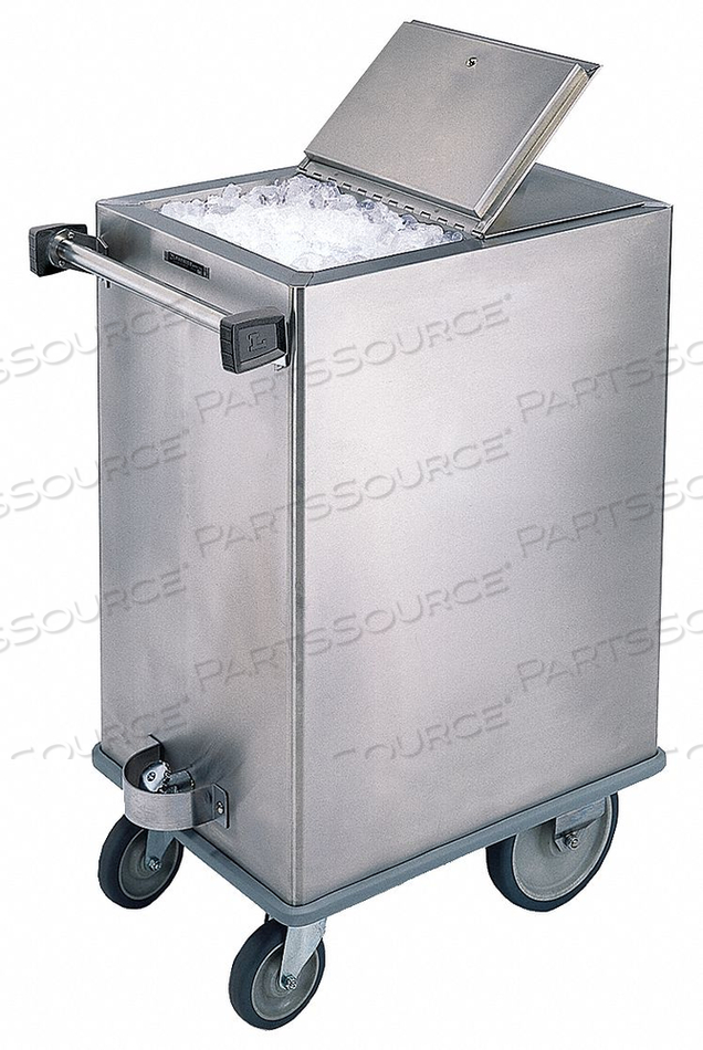 STAINLESS STEEL ICE CART 200# by Lakeside Manufacturing, Inc.