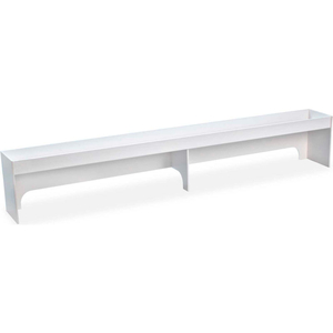 PVC 4' FUME HOOD SHELF, 48"W X 5"D X 8"H, WHITE by TrippNT, Inc