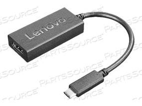 ADAPTER, USB-C MALE TO HDMI FEMALE, 9.4 IN, BLACK, 4K60HZ (3840 X 2160) SUPPORT, FOR LEGION Y720-15, MIIX 520-12, TABLET 10, THINKPAD 11, A2 by Lenovo ADAPTER, USB-C MALE TO HDMI FEMALE, 9.4 IN, BLACK, 4K60HZ (3840 X 2160) SUPPORT, FOR LEGION Y720-15, MIIX 520-12, TABLET 10, THINKPAD 11, A2 by Lenovo