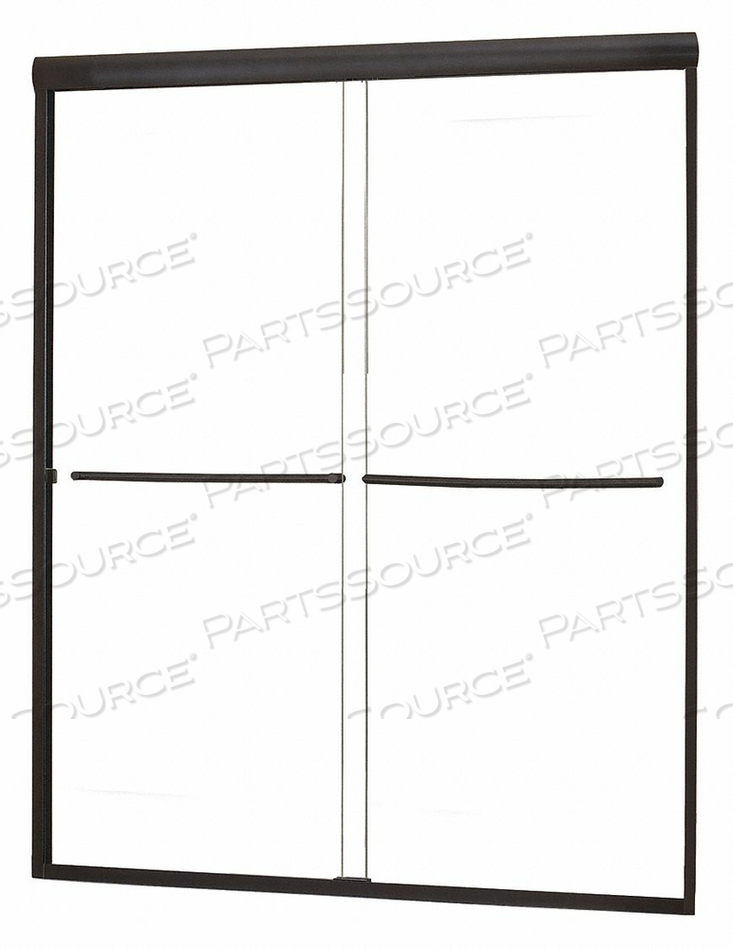 SHOWER DOOR AL DARK BROWN 46 X 70 SZ 