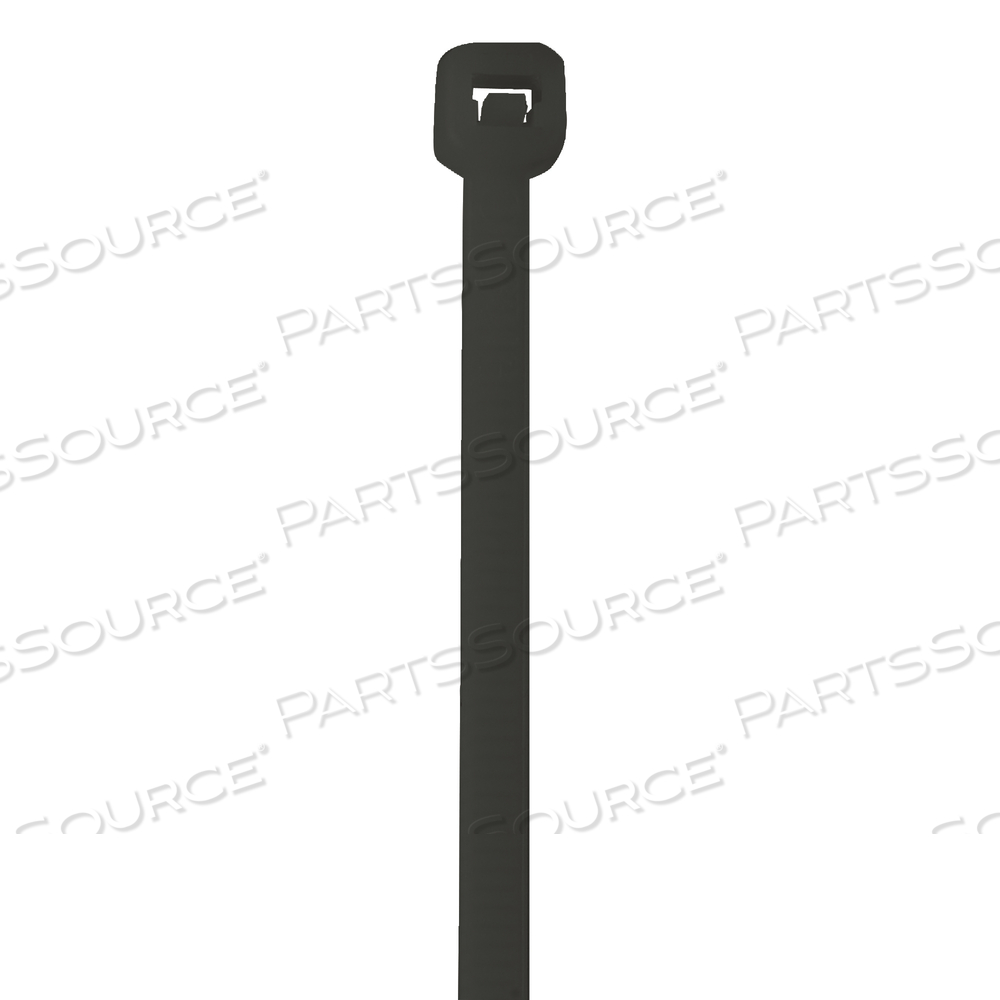 UV CABLE TIES, 50#, 12", BLACK, 1000/CASE 