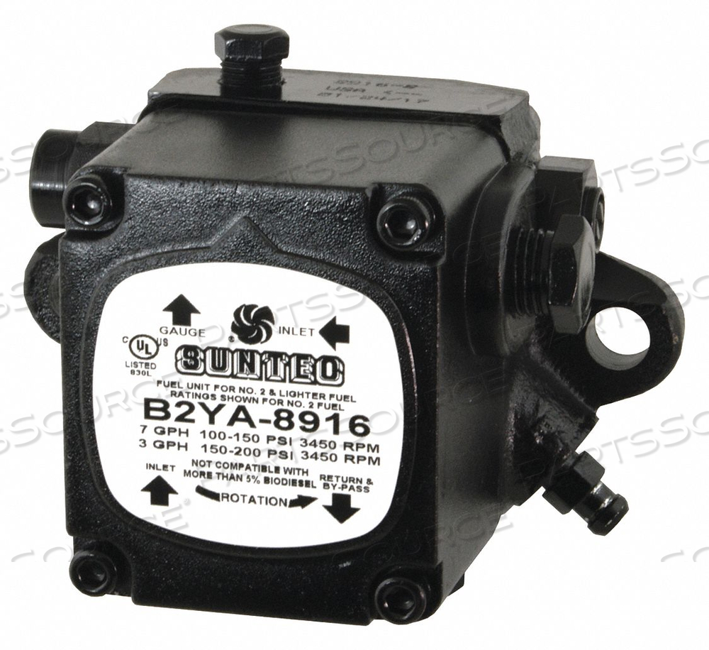 OIL BURNER PUMP 7GPH 3450RPM by Suntec