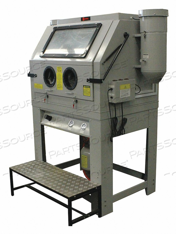 ABRASIVE BLAST CABINET PRESSURE FEED by Allsource Blasters & Equipment ABRASIVE BLAST CABINET PRESSURE FEED by Allsource Blasters & Equipment