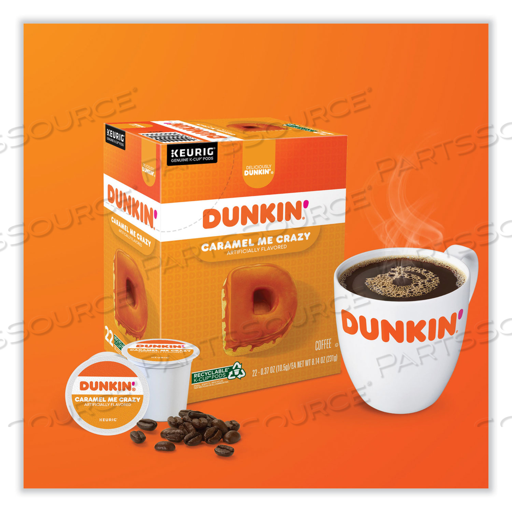 K-CUP PODS, CARAMEL ME CRAZY by Dunkin Donuts