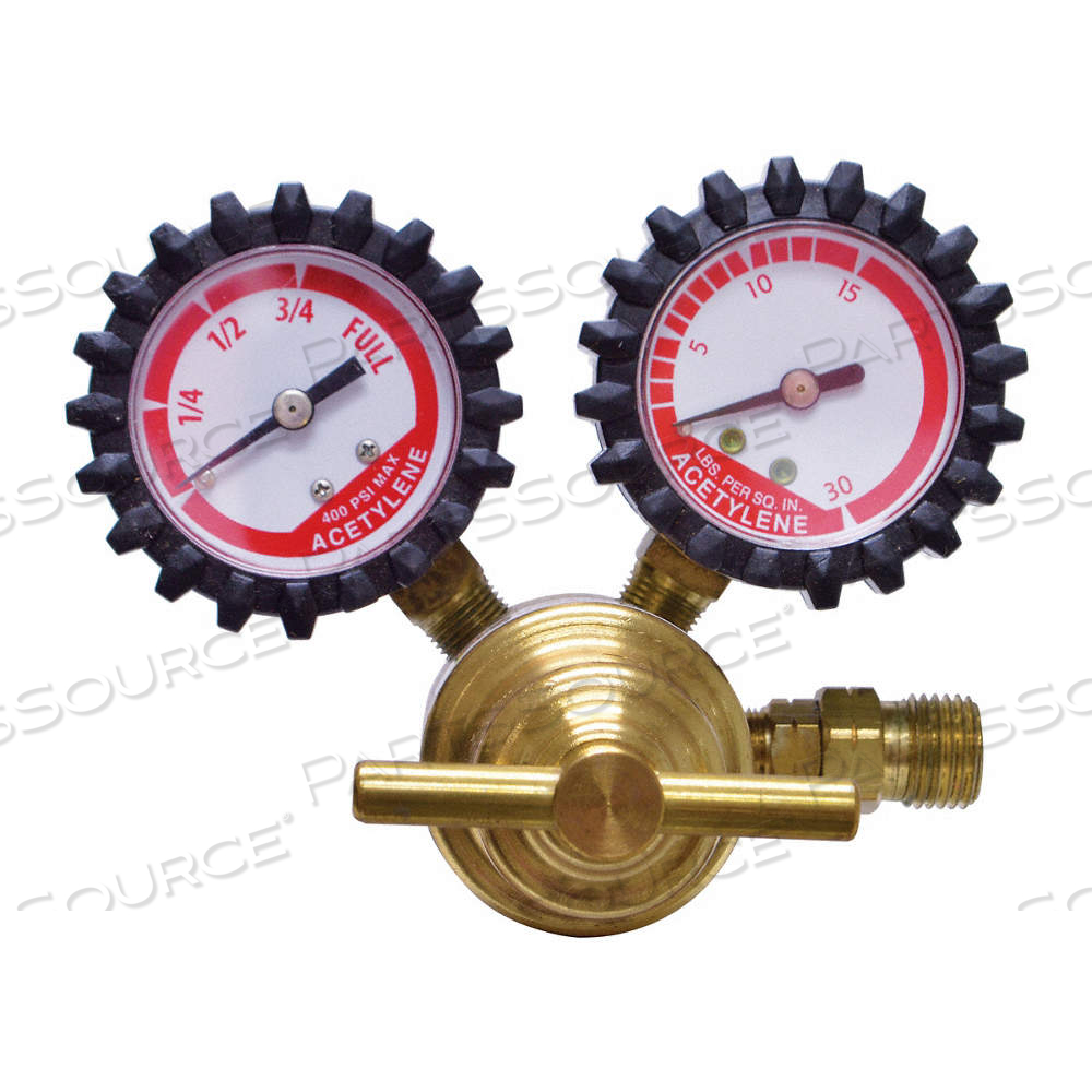 LIGHT/MEDIUM DUTY ACETYLENE REGULATOR B-CONN/CGA300, SINGLE STAGE, CGA 300 INLET by Approved Vendor LIGHT/MEDIUM DUTY ACETYLENE REGULATOR B-CONN/CGA300, SINGLE STAGE, CGA 300 INLET by Approved Vendor