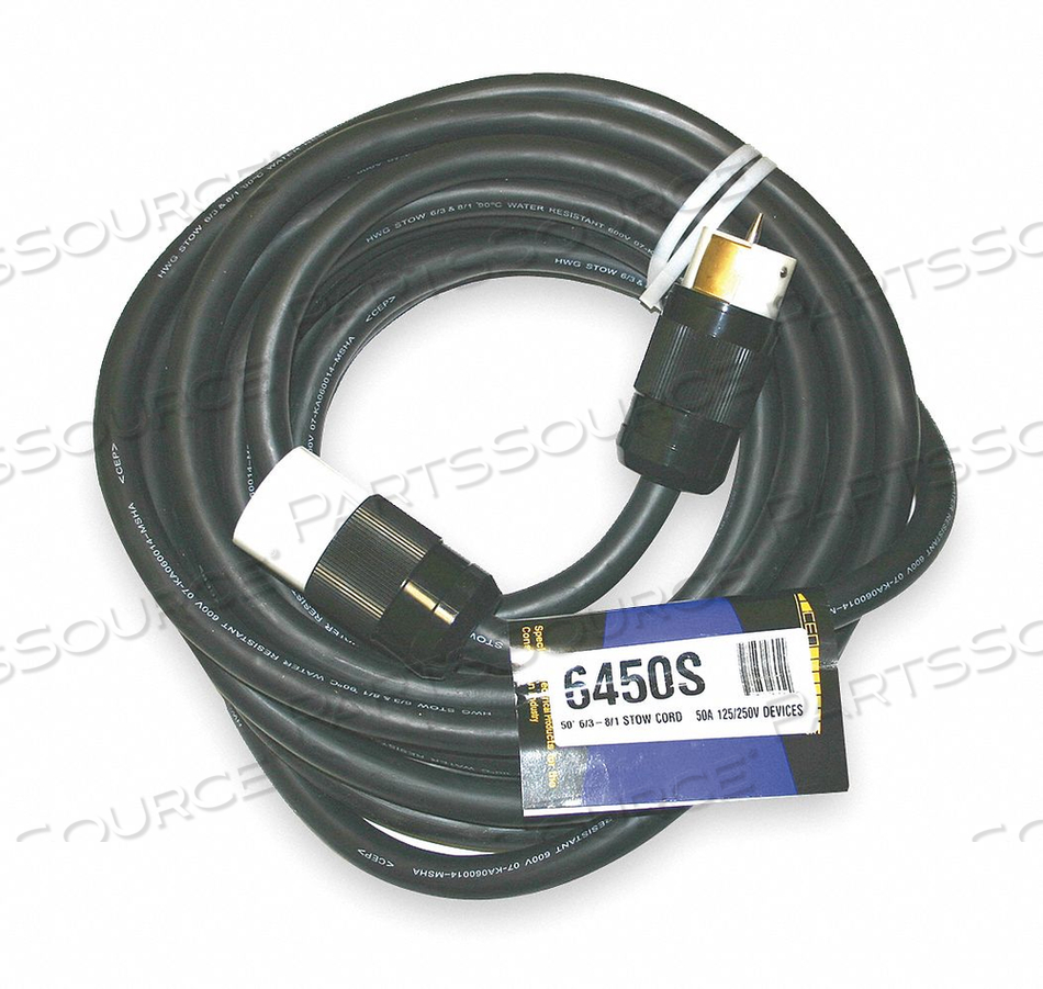 TEMPORARY POWER CORD 50A 125/250VAC 6364 