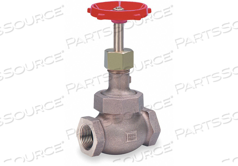 GLOBE VALVE 1/4 BRONZE FNPT 600 PSI by Milwaukee Valve GLOBE VALVE 1/4 BRONZE FNPT 600 PSI by Milwaukee Valve