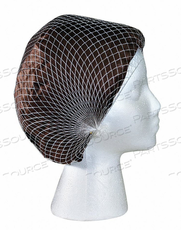 METAL DETECT HAIRNET WHT UNIVERSAL PK144 by Cellucap