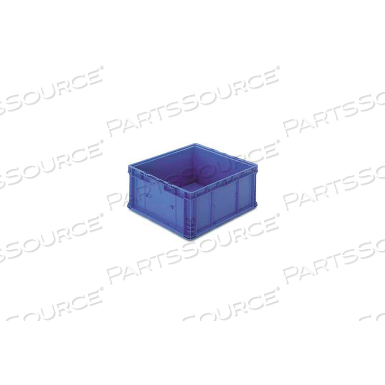 ORBIS STAKPAK NXO2422-11 MODULAR STRAIGHT WALL CONTAINER, 24"L X 22-1/2"W X 10-29/32"H, BLUE by Lewisbins ORBIS STAKPAK NXO2422-11 MODULAR STRAIGHT WALL CONTAINER, 24"L X 22-1/2"W X 10-29/32"H, BLUE by Lewisbins