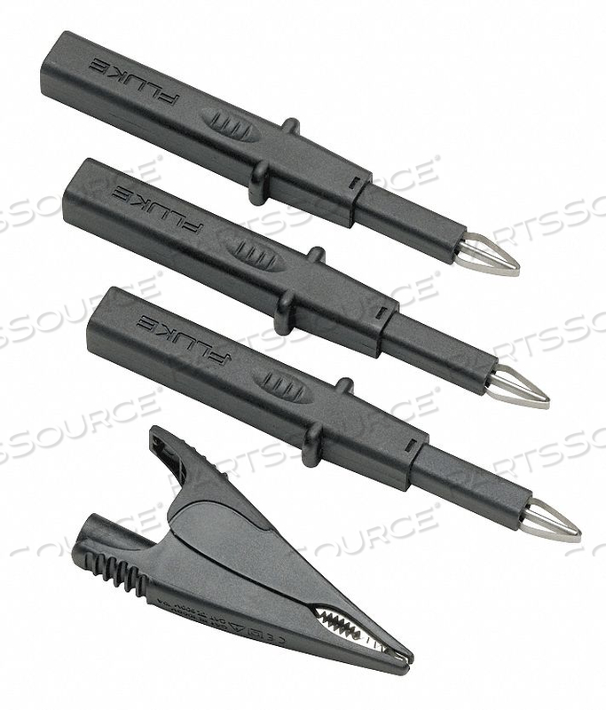 TEST PROBE KIT 8A ALLIGATOR CLIP by Fluke Electronics Corp (Industrial Div.)
