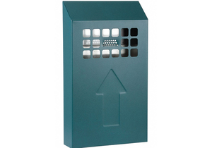 CIGARETTE RECEPTACLE 1/2 GAL. GREEN by No Butts Bin Co.
