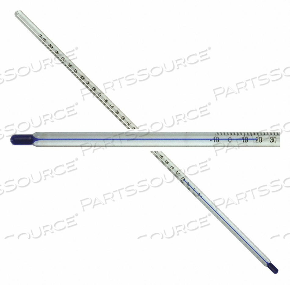 LIQUID IN GLASS THERMOMETER 0 TO 300F by Ever-Safe