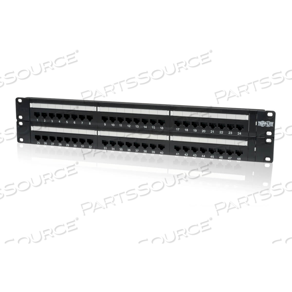 48-PORT CAT5E CAT5 2U RACKMOUNT 110 PATCH PANEL ETHERNET TAA by Tripp Lite 48-PORT CAT5E CAT5 2U RACKMOUNT 110 PATCH PANEL ETHERNET TAA by Tripp Lite