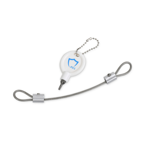 ACCESSIBLE CABLE TETHER 10" W/ KEY by PD1 Medical LLC