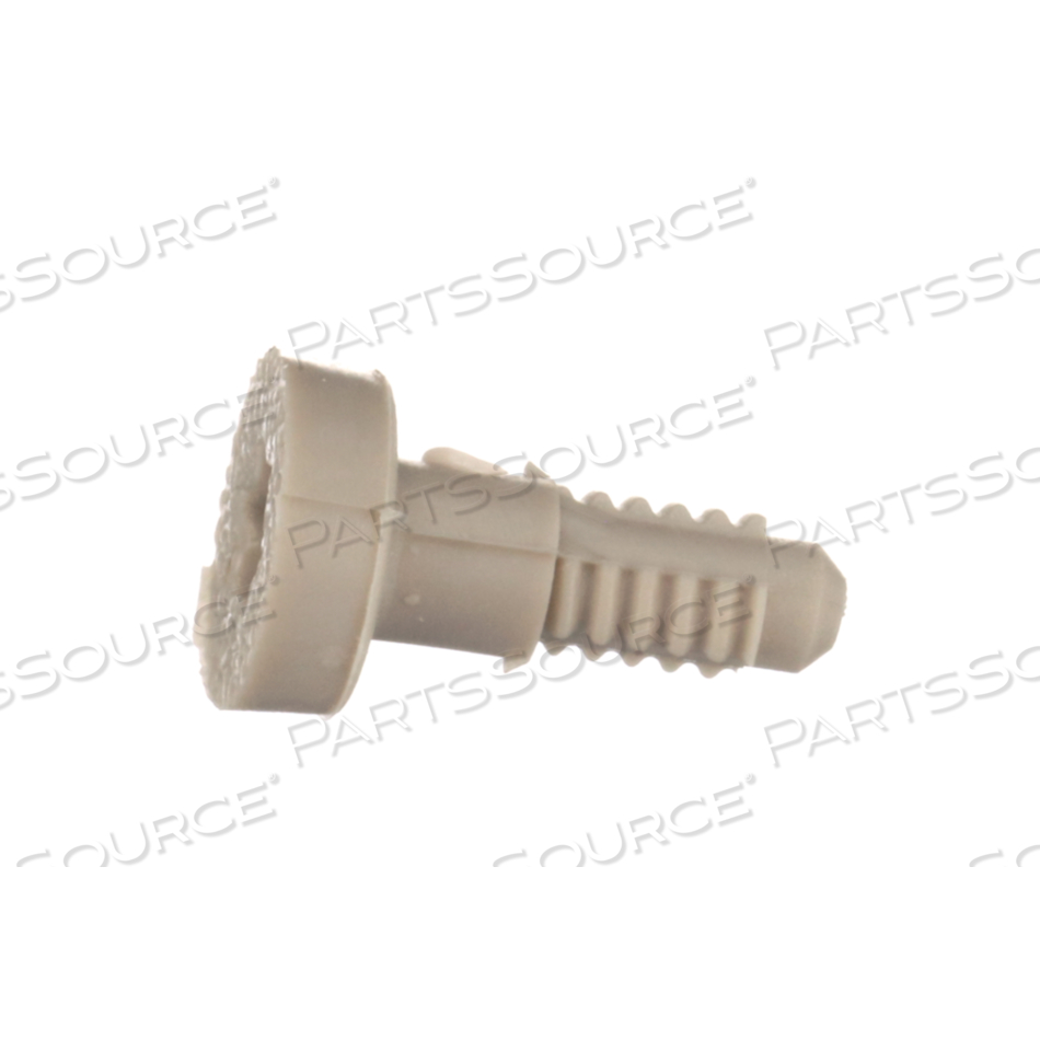 SCREW, #10-24 THREAD, NYLON, FLAT 