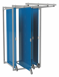 PEGBRD FLOOR RACK 77-7/8 SQUR HOLE BLUE by Treston PEGBRD FLOOR RACK 77-7/8 SQUR HOLE BLUE by Treston