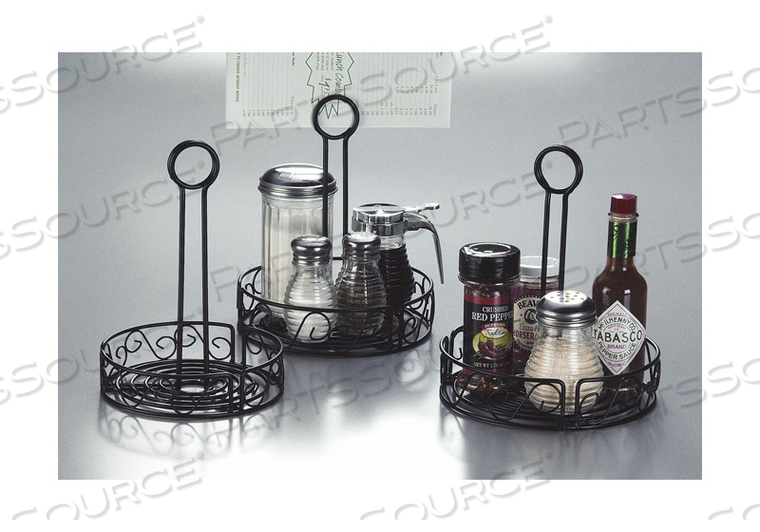 CONDIMENT RACK BLACK 6 1/4 X 9 IN. by American Metalcraft