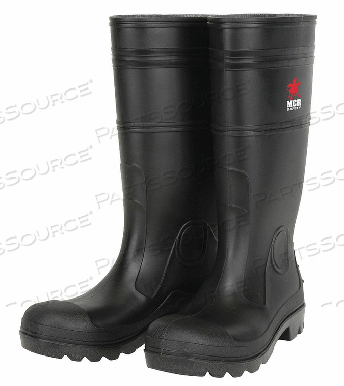 PVC STEEL TOED BOOTS KNEE PVC 10E by MCR Safety