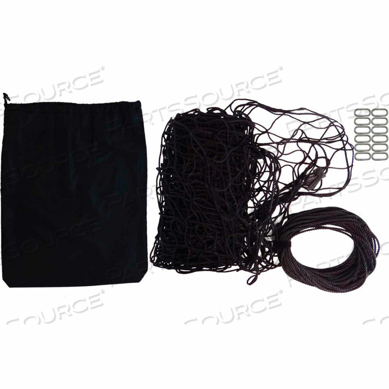 MILITARY CARGO NET 96"X192", CINCH ROPE, 12 SNAP-HOOK CARABINER & STORAGE BAG by Snap-Loc MILITARY CARGO NET 96"X192", CINCH ROPE, 12 SNAP-HOOK CARABINER & STORAGE BAG by Snap-Loc