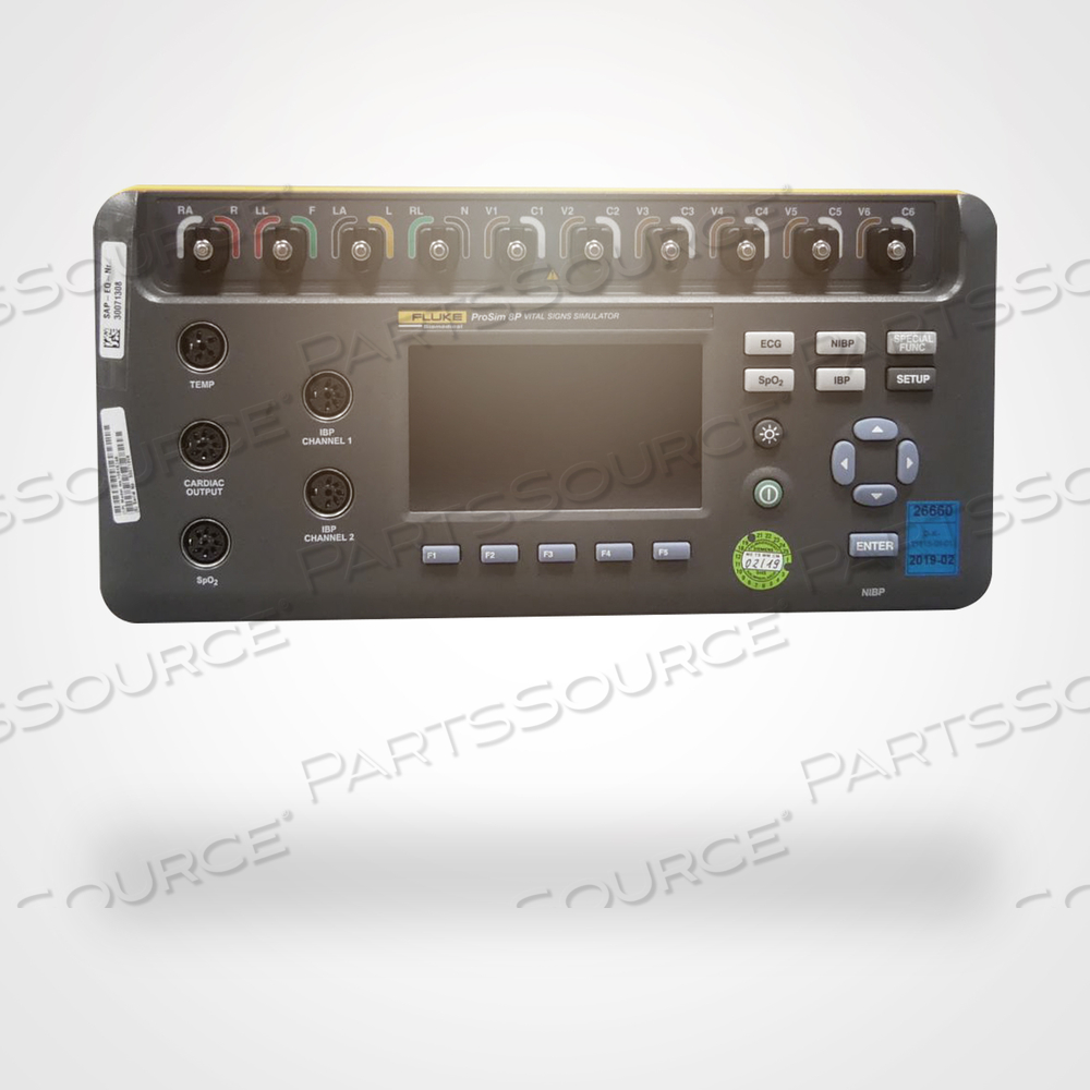 FLUKE PROSIM™ 8 30.22 L X 14.48 W X 8.64CM H VITAL SIGNS PATIENT SIMULATOR by Siemens Medical Solutions FLUKE PROSIM™ 8 30.22 L X 14.48 W X 8.64CM H VITAL SIGNS PATIENT SIMULATOR by Siemens Medical Solutions