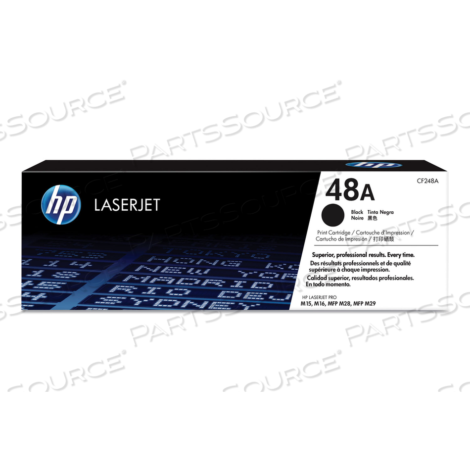 TONER CARTRIDGE, REPLACEMENT FOR HP 48A COLOR LASERJET PRO M15, MFP M28 BLACK (1,000 YIELD) 