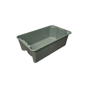 TOTELINE NEST AND STACK TOTE 780508 - 24-1/4" X 14-3/4" X 8", GRAY by Molded Fiberglass