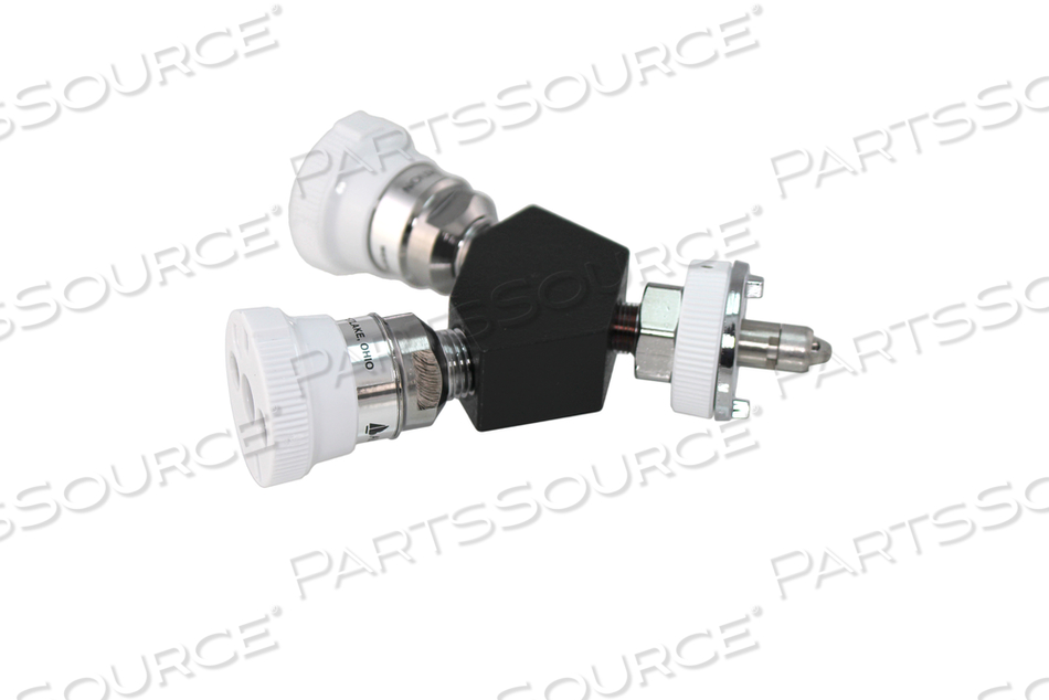 OHMEDA Y-BLOCK, MALE QC INLET X FEMALE COUPLER OUTLETS by Bay Corporation