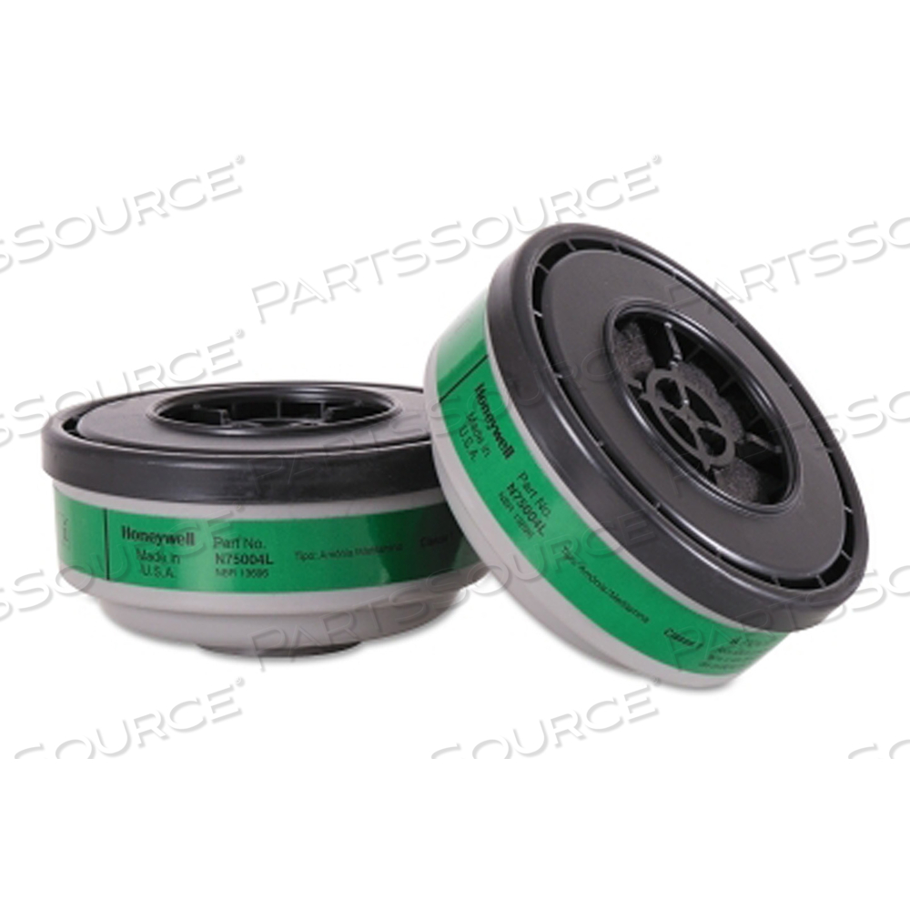 GAS AND VAPOR CARTRIDGE, GREEN, AMMONIA/METHYLAMINE by North Safety