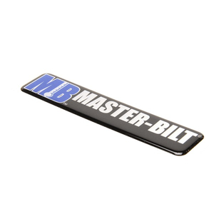 MASTER-BILT NAMEPLATE ( DOMED P by Master-Bilt