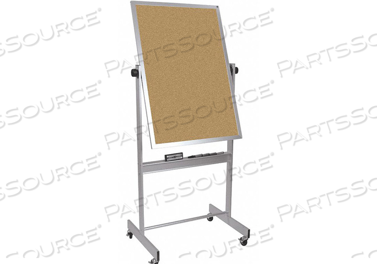 DRY ERASE BOARD CORK/PORCELAIN 40 X30 by Balt