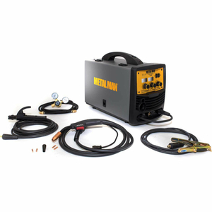 INVERTER POWERED 120V MULTI-PROCESS WELDER, 10 FT TORCH LENGTH, 20 AMP INPUT by Metal Man Work Gear