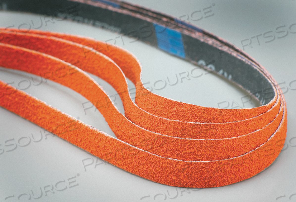 J5554 SANDING BELT 1/2 IN WX24 IN L CA 80GR by Norton | Saint-Gobain Abrasives J5554 SANDING BELT 1/2 IN WX24 IN L CA 80GR by Norton | Saint-Gobain Abrasives