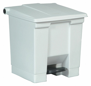 F9110 STEP ON TRASH CAN RECTANGULAR 8 GAL. by Rubbermaid Medical Division