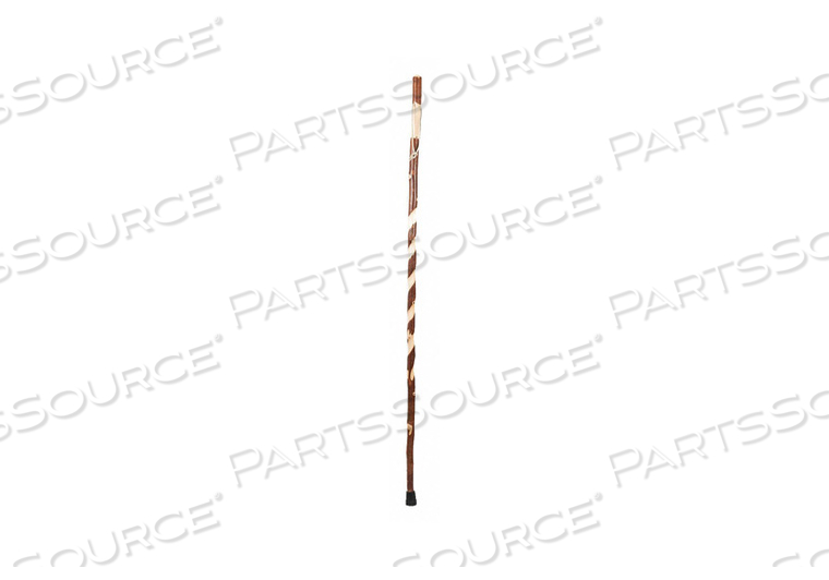 WALKING STICK, STANDARD SINGLE BASE, TWISTED SWEET GUM WOOD, 55IN LENGTH, RUSTIC DESIGN by Brazos Walking Sticks WALKING STICK, STANDARD SINGLE BASE, TWISTED SWEET GUM WOOD, 55IN LENGTH, RUSTIC DESIGN by Brazos Walking Sticks