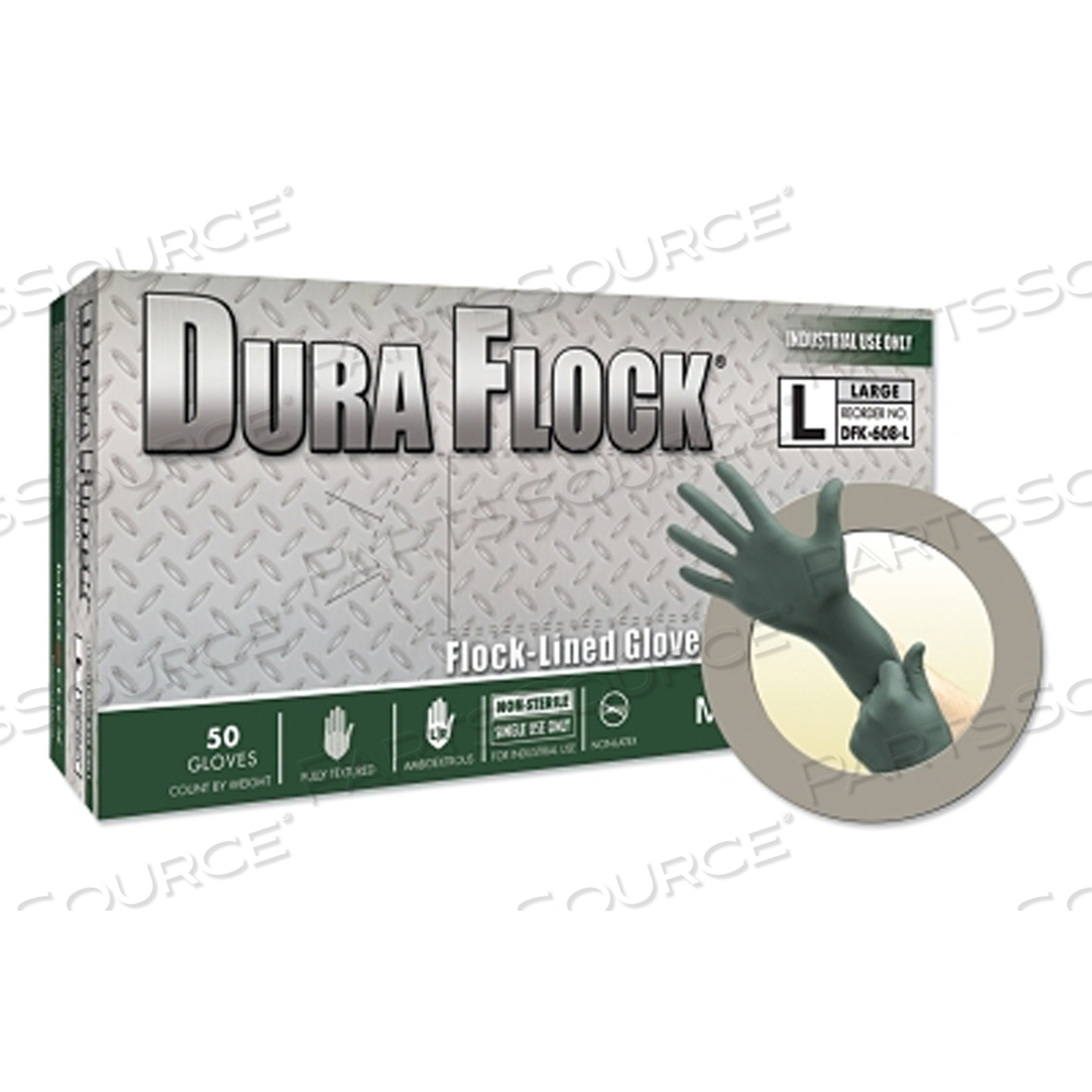 D1814 DISPOSABLE GLOVES NITRILE L by Microflex