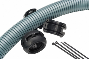 TUBING PROTECTOR 0.360IN BLACK POLYAMIDE by Reiku TUBING PROTECTOR 0.360IN BLACK POLYAMIDE by Reiku