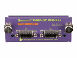 EXTREME NETWORKS SUMMIT X460-G2 SERIES VIM-2SS - NETWORK STACKING MODULE - STACKING - FOR SUMMIT X460-G2 SERIES by Extreme Network